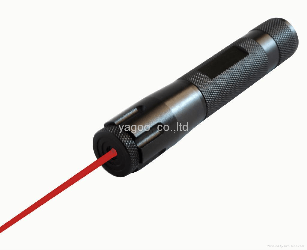 Pen laser flashlight hack