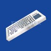 Waterproof rugged stainless steel desktop keyboard