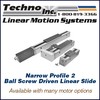 Narrow Profile 2 Ball Screw Driven Linear Slide