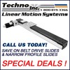 SAVE ON BELT DRIVE SLIDES & NARROW PROFILE SLIDES