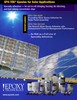 EPO-TEK® Epoxies for Solar Applications