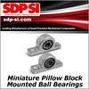 Miniature Pillow Block Mounted Ball Bearings