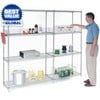 74" High Nexel® Chrome Wire Shelving