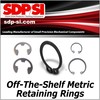 Off-The-Shelf Metric Retaining Rings