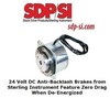 DC Anti-Backlash Brakes ( 24 Volt DC) Zero Drag 