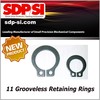 11 Grooveless Retaining Rings