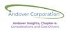 Andover Corporation - Insights Series: Considerations and Cost Drivers