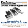 Standard-Duty 2 Ball Screw Driven Linear Slides