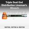 Lowell Corporation - Triple Dual End Distribution Lineman’s Wrench
