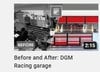 Rousseau Metal Inc. - Before and After: DGM Racing garage