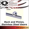 Stainless Steel - Rack & Pinion, Gears 