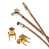 NON-MAGNETIC MCX CONNECTORS SAVE SPACE IN MRI