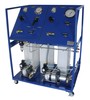 Dual Use Pump Skid for Turbo Assembly