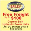 $100 Off Freight for your Next Custom Power Unit