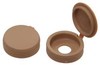 Screw Cover, Hinged Beige, #8/#10, Pk 15