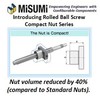 NEW Rolled Ball Screw Compact Nut Series