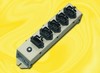 Accessory Power Strip with Connector Locks