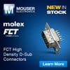 Mouser Electronics - High-Mating Performance D-Sub Connectors