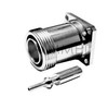 SQUARE FLANGE FEMALE RECEPTACLE