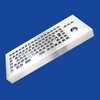 Industrial desktop keyboard with optical trackball