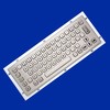 COMPACT FORMAT PANEL MOUNT METAL KEYBOARD