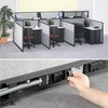 Office Partitions W/ Modular Wire Managed Raceway