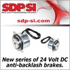 New series of 24 Volt DC anti-backlash brakes