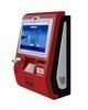 Fashionable wall mount kiosk with touchacreen