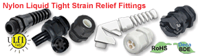 Liquid Tight Strain Relief Fittings Cable Glands