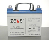 ZEUS Wheelchair Sealed Lead Acid Batteries