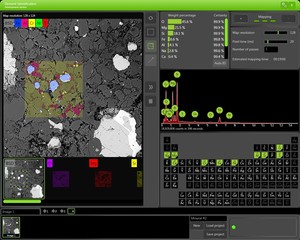 Elemental X-ray Mapping enhanced with Line Scan -Image