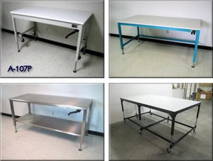 Ergonomic Adjustable Height Table - Model A-107P-Image