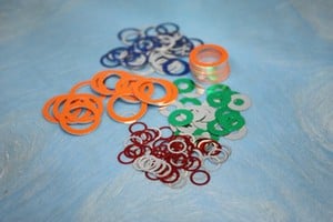 Color-Coded Precision Round Aluminum Washers-Image
