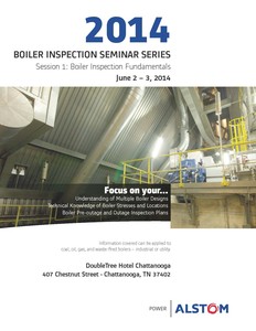 Boiler Inspection Seminar Series 2014-Image
