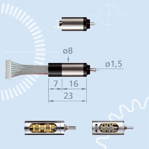 8 mm Diameter Family of DC mini-drives-Image