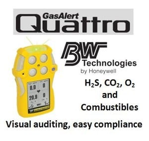 Honeywell's GasAlertQuattro - Four-Gas Detector-Image