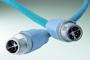 M12 10 Gigabit X-Code Circular Connectors-Image