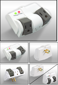 Surge Protect Your Electronics w/Rotating Wall Tap-Image