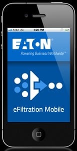 Eaton’s eFiltration Mobile App -Image