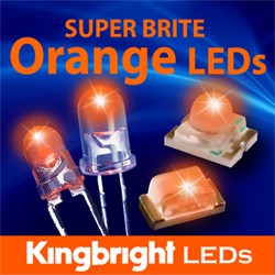 SUPER BRITE ORANGE LEDs (SE/J4) -Image