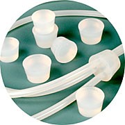 Injection Molded Silicone Stoppers-Image