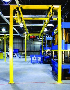 Loderail Freestanding Work Area Crane-Image