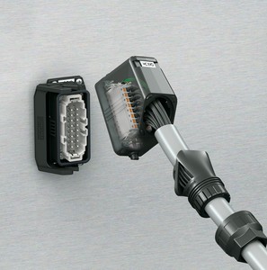 Heavy-duty rectangular plug connector system-Image