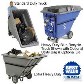 Deluxe Plastic Tilt Trucks -Image