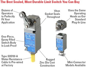 E50 6P+ Heavy-Duty Factory Sealed Limit Switch-Image