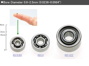 Extra Miniature Bearings - Smaller than 2mm!-Image