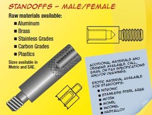 1-2 week delivery - Standoffs Male/Female-Image
