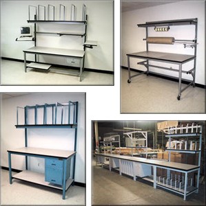 Packaging / Shipping Workstation - Model P-107P-Image