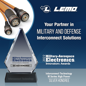 LEMO Corp. honored by Military + Aerospace Awards-Image
