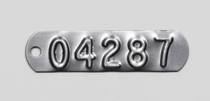 Serialized Metal Tags-Image